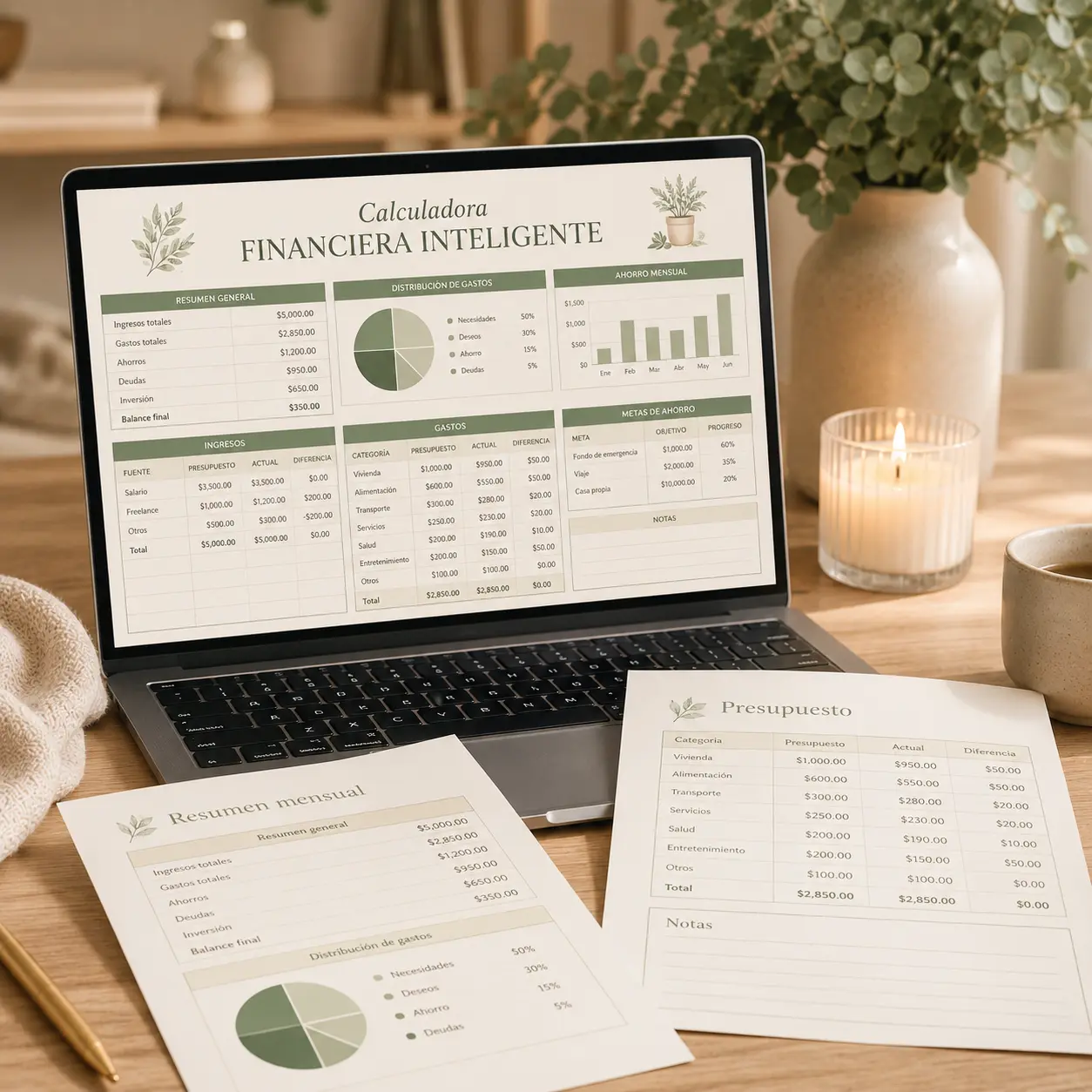 Calculadora Financiera Inteligente