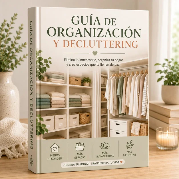 Guía de organización y decluttering